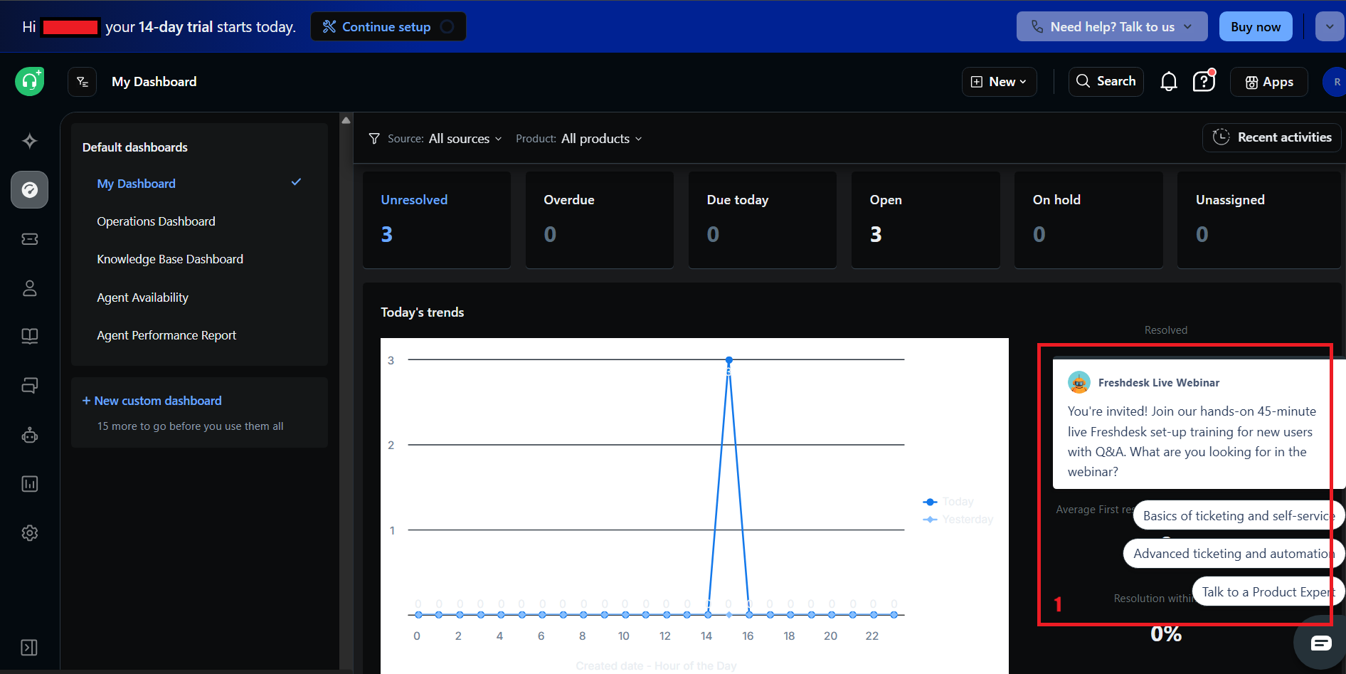 Screenshot annotation — webinar